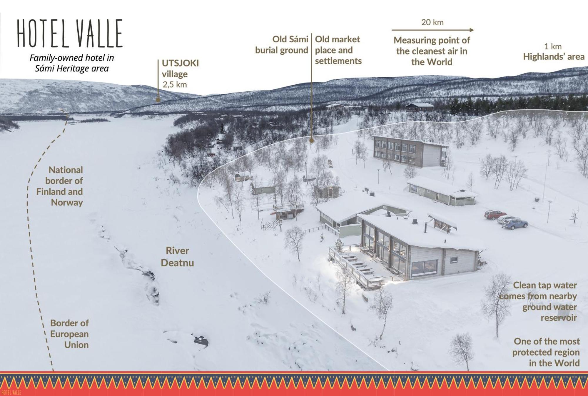 Hotel Valle Lapland Utsjoki Dış mekan fotoğraf